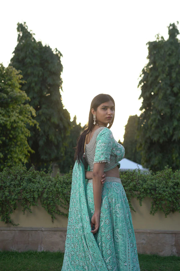 Noor Handembroidered chikankari blouse