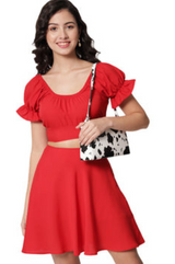 CATCH ME IF YOU CAN RED CO-ORD SET