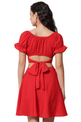CATCH ME IF YOU CAN RED CO-ORD SET
